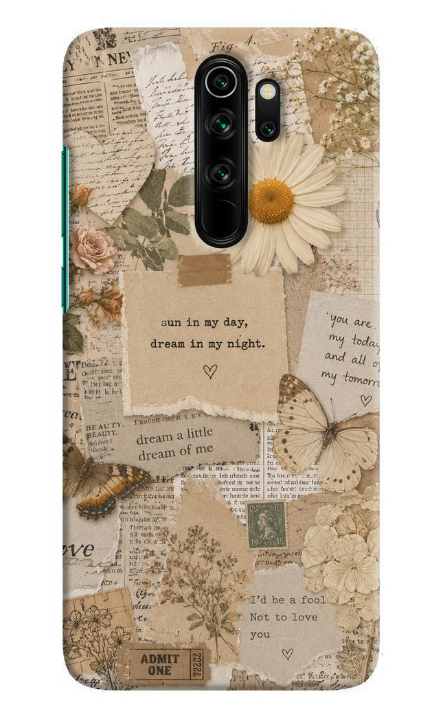 Vintage case Redmi Note 8 Pro Hard Case Back Cover by Casekaro