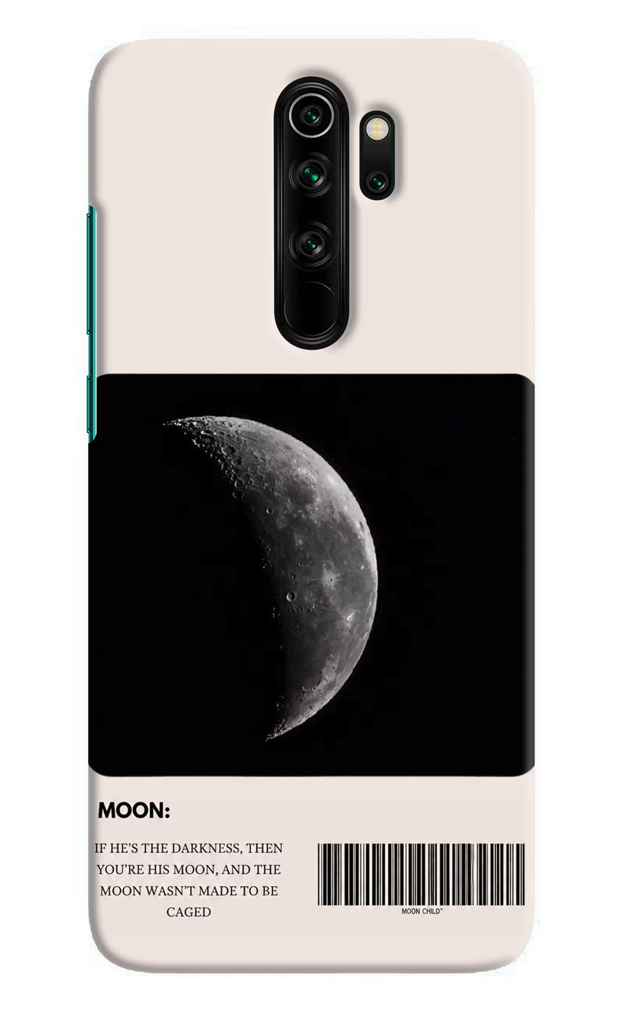 Moon Phase Redmi Note 8 Pro Back Cover, Hard case
