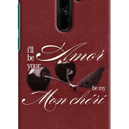 Velvet Cherry Redmi Note 8 Pro Hard Case Back Cover by Casekaro