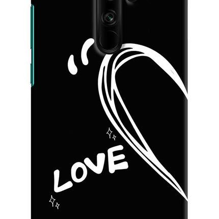 Love Line Redmi Note 8 Pro Hard Case Back Cover by Casekaro