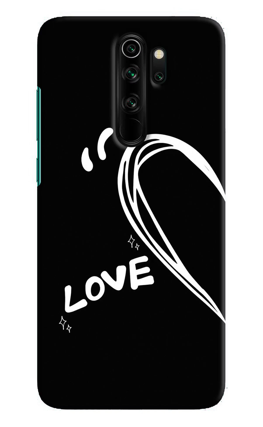 Love Line Redmi Note 8 Pro Back Cover, Hard case
