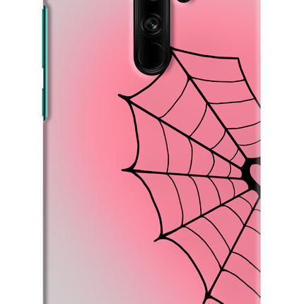 Pink Web Redmi Note 8 Pro Hard Case Back Cover by Casekaro