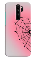 Pink Web Redmi Note 8 Pro Hard Case Back Cover by Casekaro
