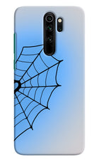 Blue Web Redmi Note 8 Pro Hard Case Back Cover by Casekaro