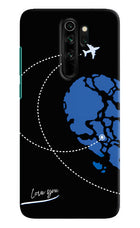 Love Orbit Redmi Note 8 Pro Hard Case Back Cover by Casekaro