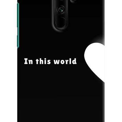 This World Redmi Note 8 Pro Hard Case Back Cover by Casekaro