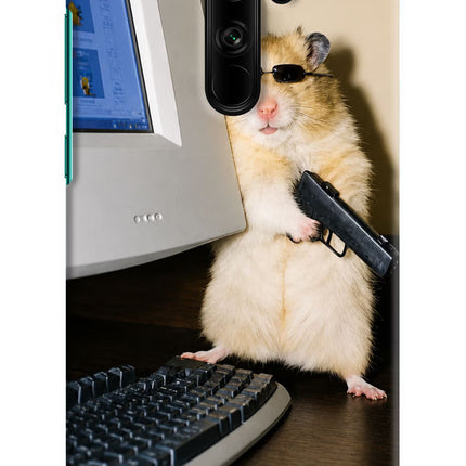 Hacker Hamster Redmi Note 8 Pro Hard Case Back Cover by Casekaro