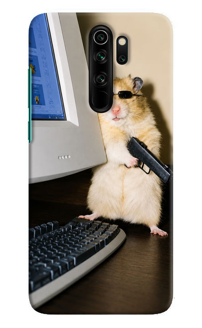 Hacker Hamster Redmi Note 8 Pro Hard Case Back Cover by Casekaro