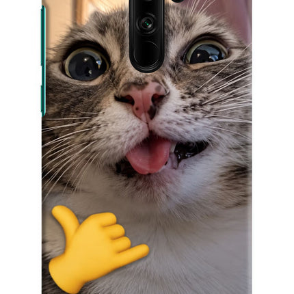 Silly Cat Call Redmi Note 8 Pro Hard Case Back Cover by Casekaro