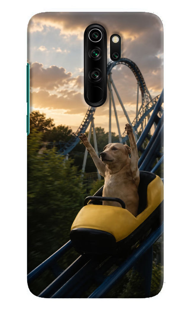 Rollercoaster Dog Redmi Note 8 Pro Hard Case Back Cover by Casekaro