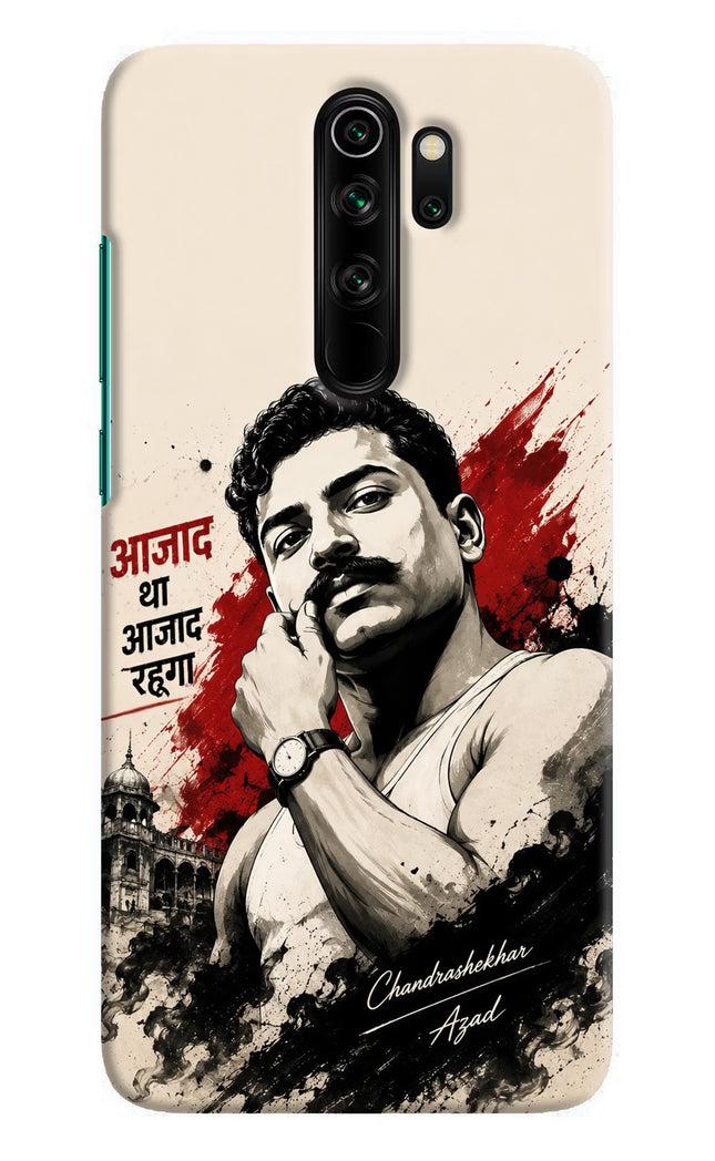 Chandrashekhar Azad Fearless Redmi Note 8 Pro Hard Case Back Cover by Casekaro