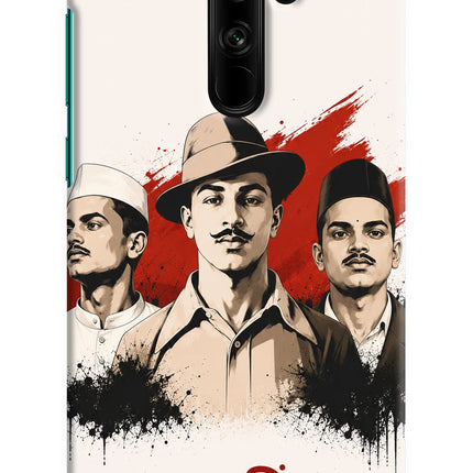 Bhagat Singh Trio Redmi Note 8 Pro Hard Case Back Cover by Casekaro