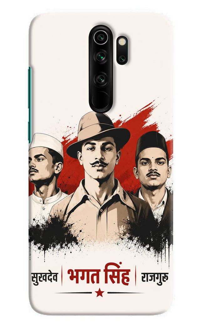 Bhagat Singh Trio Redmi Note 8 Pro Hard Case Back Cover by Casekaro