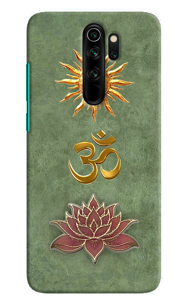 Om & Lotus Redmi Note 8 Pro Back Cover