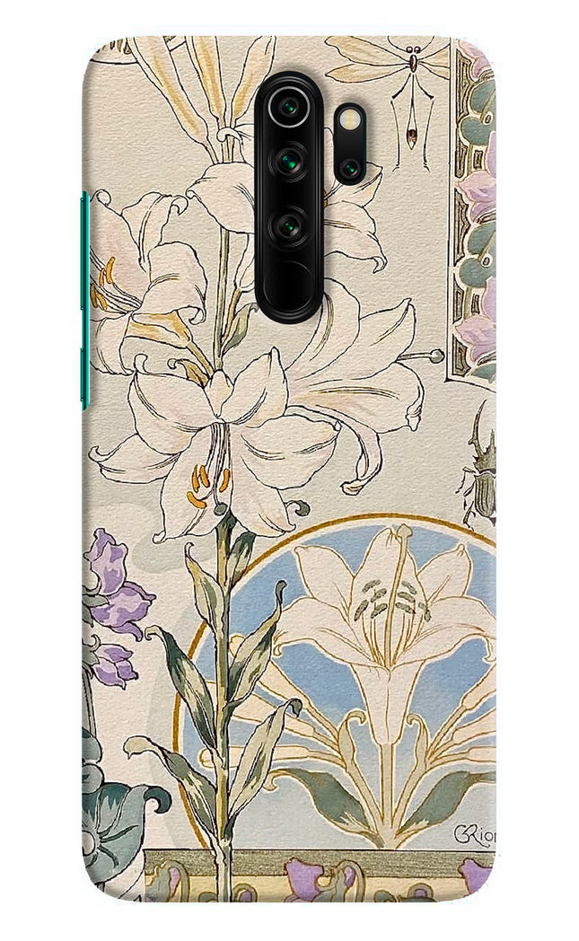 White Lily Redmi Note 8 Pro Hard Case Back Cover by Casekaro