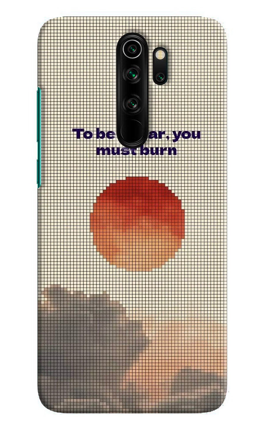 Pixel Sun Redmi Note 8 Pro Back Cover, Hard case