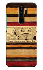 Vinyl Stripes Redmi Note 8 Pro Hard Case Back Cover by Casekaro
