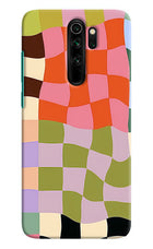 Wavy Grid Redmi Note 8 Pro Hard Case Back Cover by Casekaro