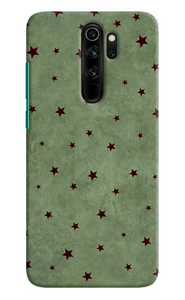 Green Stars Redmi Note 8 Pro Hard Case Back Cover by Casekaro