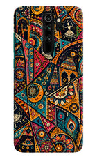 Folk Print Redmi Note 8 Pro Back Cover