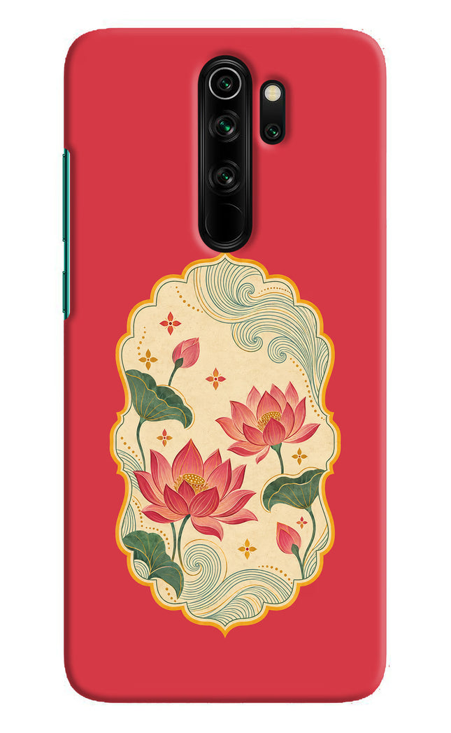 Pink Lotus Redmi Note 8 Pro Hard Case Back Cover by Casekaro