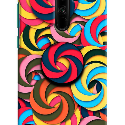 Spiral Pattern Redmi Note 8 Pro Pop Case by Casekaro
