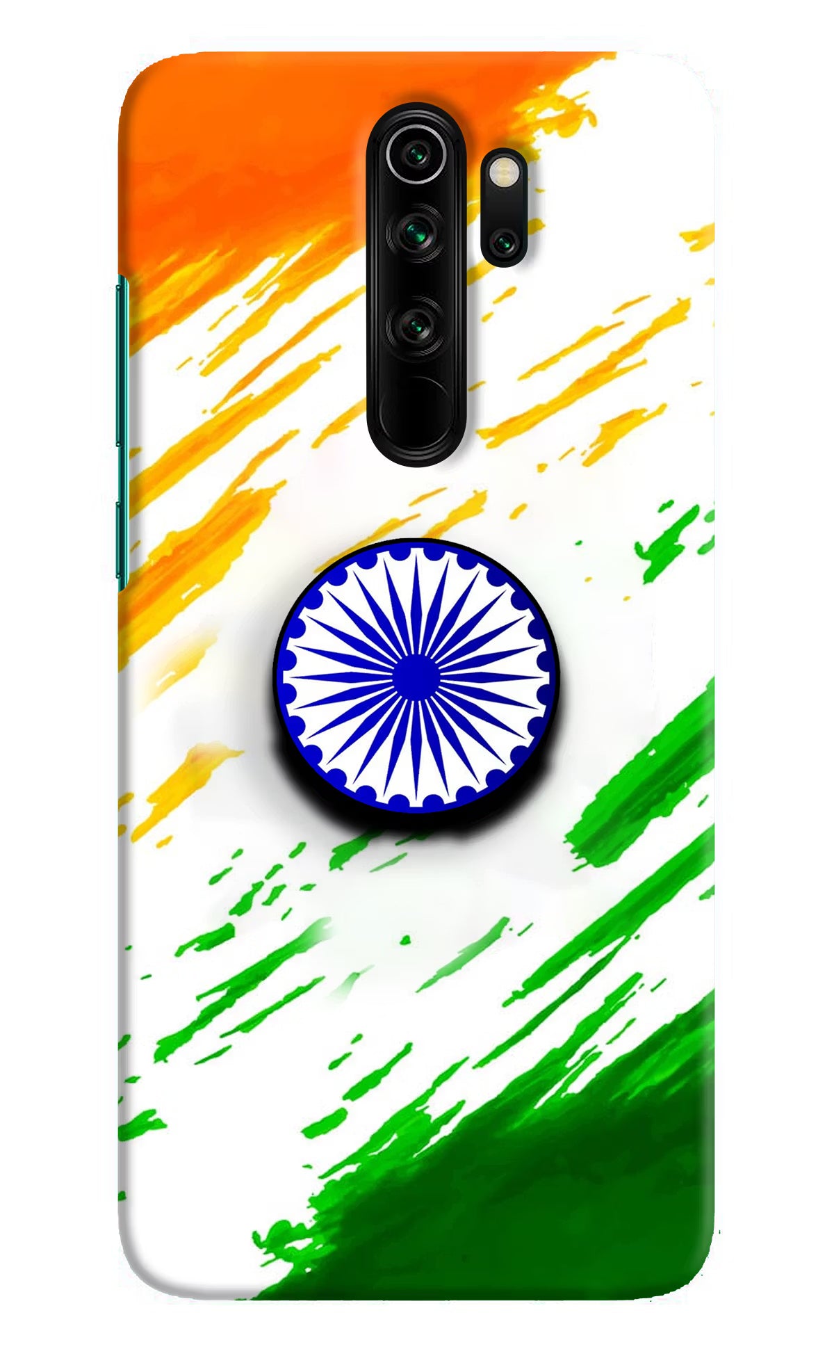 Indian Flag Ashoka Chakra Redmi Note 8 Pro Pop Case by Casekaro