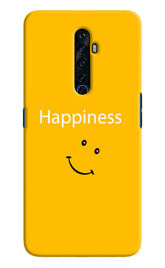 Happiness With Smiley Oppo Reno2 Z Hard Case Back Cover by Casekaro
