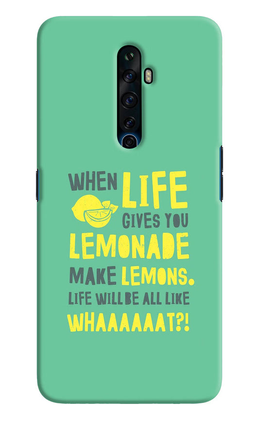 Quote Oppo Reno2 Z Hard Case Back Cover by Casekaro