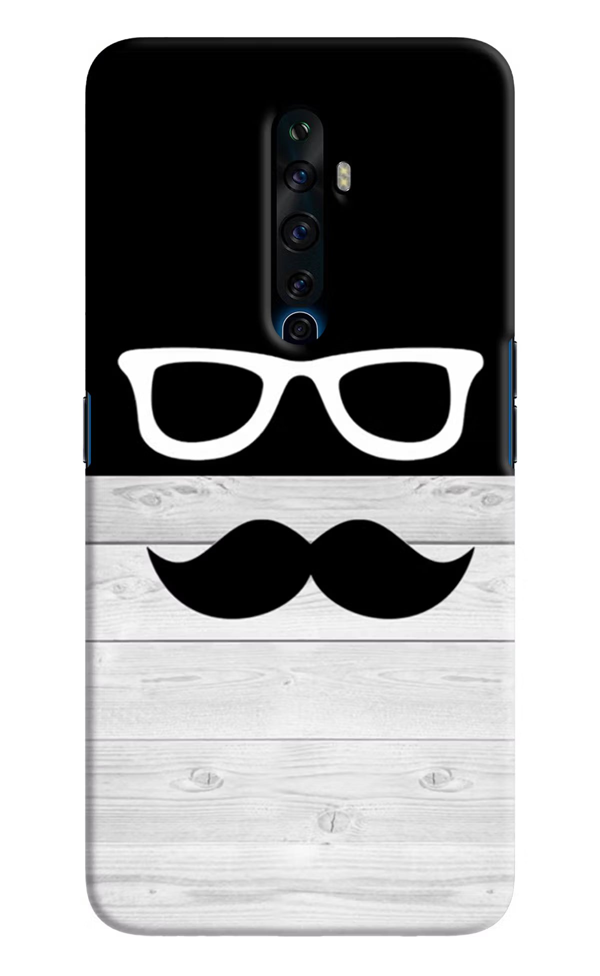 Mustache Oppo Reno2 Z Hard Case Back Cover by Casekaro