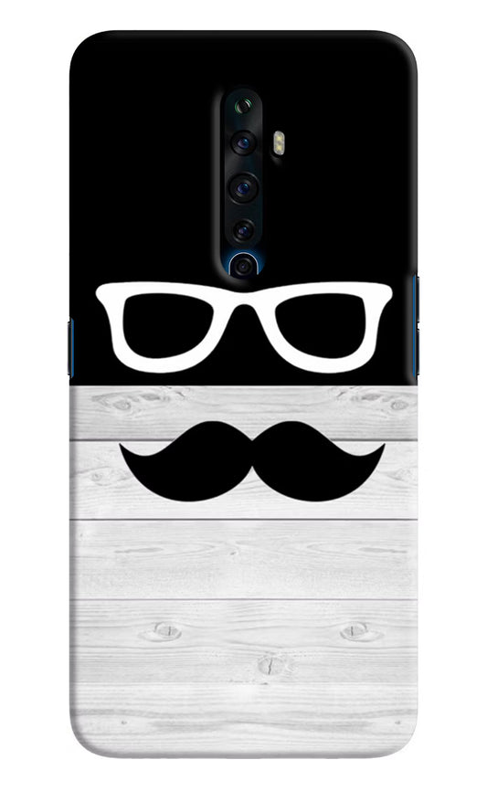 Mustache Oppo Reno2 Z Hard Case Back Cover by Casekaro