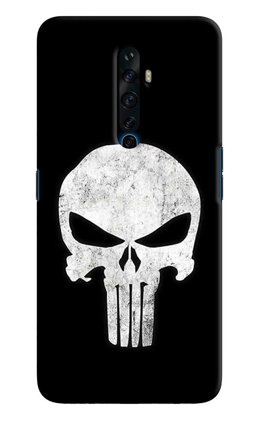 Punisher Skull Oppo Reno2 Z Hard Case Back Cover by Casekaro