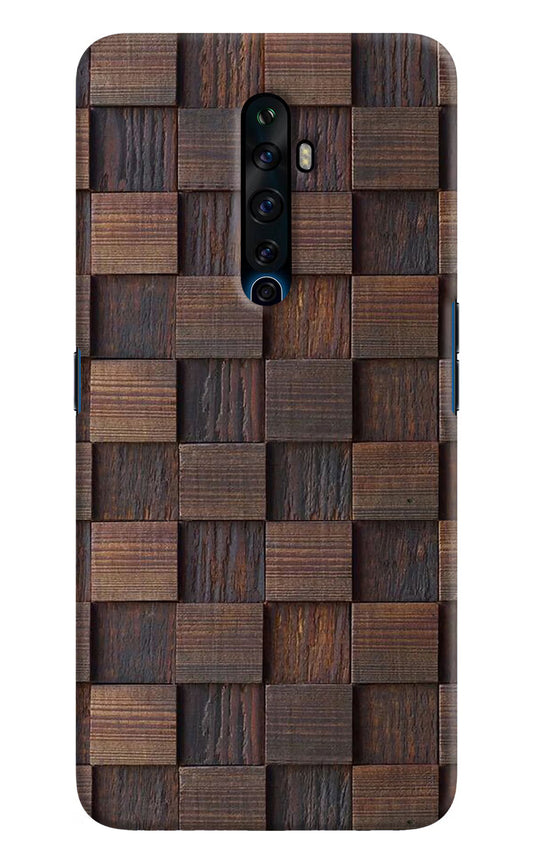 Wooden Cube Design Oppo Reno2 Z Hard Case Back Cover by Casekaro