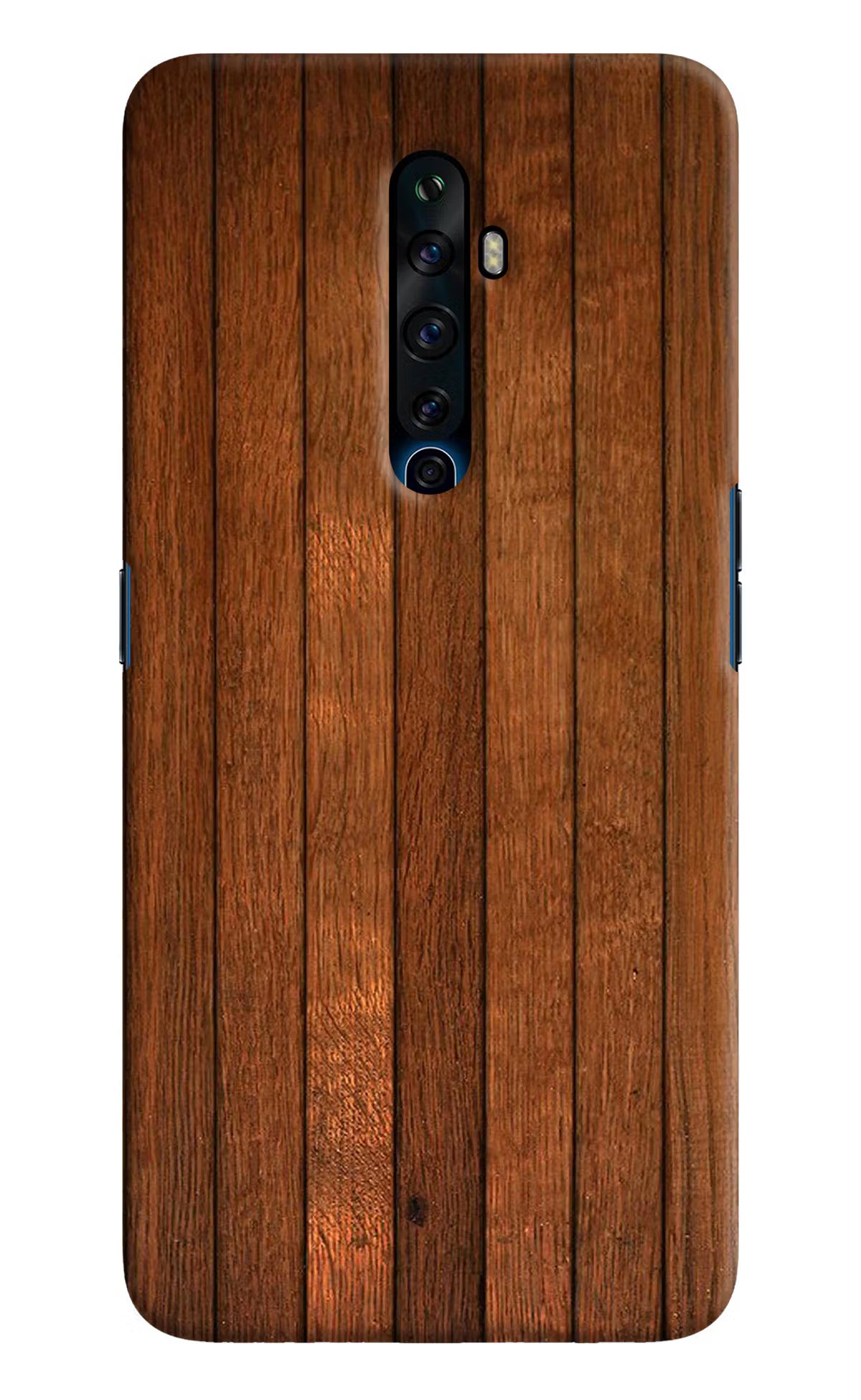 Wooden Artwork Bands Oppo Reno2 Z Hard Case Back Cover by Casekaro