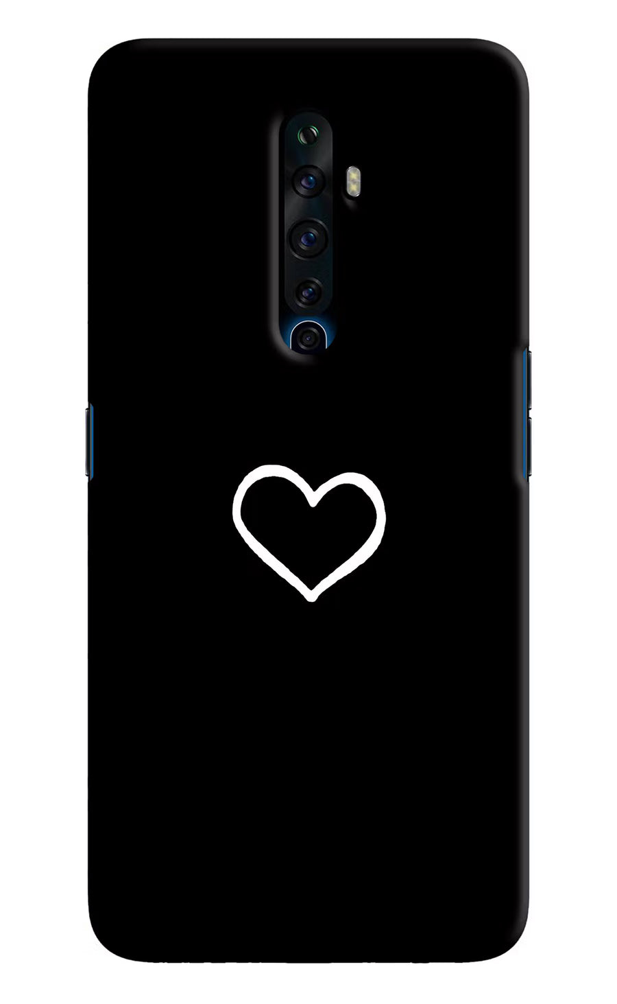 Heart Oppo Reno2 Z Back Cover, Hard case