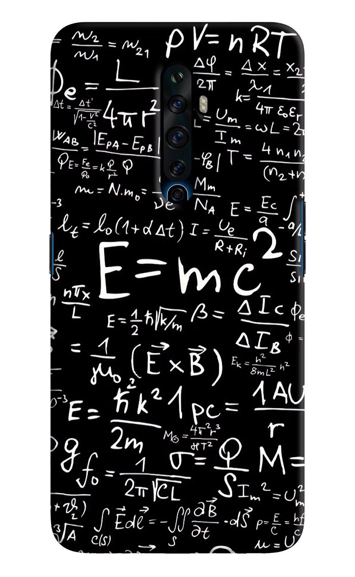 Physics Formula Oppo Reno2 Z Hard Case Back Cover by Casekaro