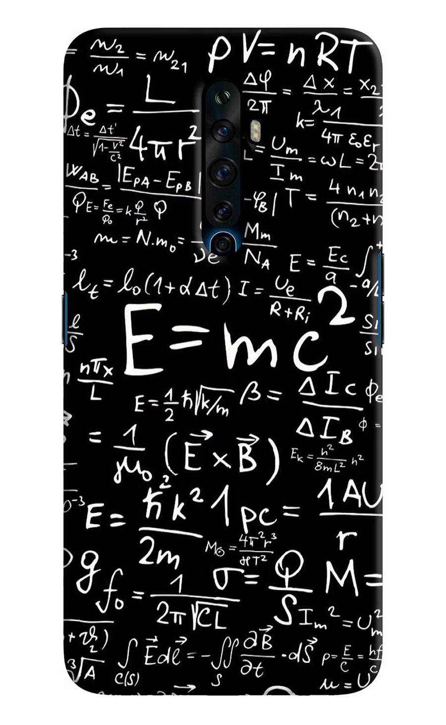 Physics Formula Oppo Reno2 Z Back Cover, Hard case