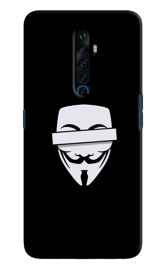 Anonymous Face Oppo Reno2 Z Hard Case Back Cover by Casekaro