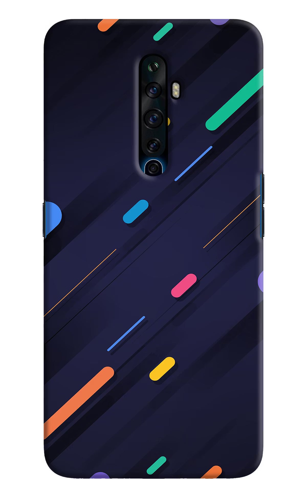 Abstract Design Oppo Reno2 Z Hard Case Back Cover by Casekaro