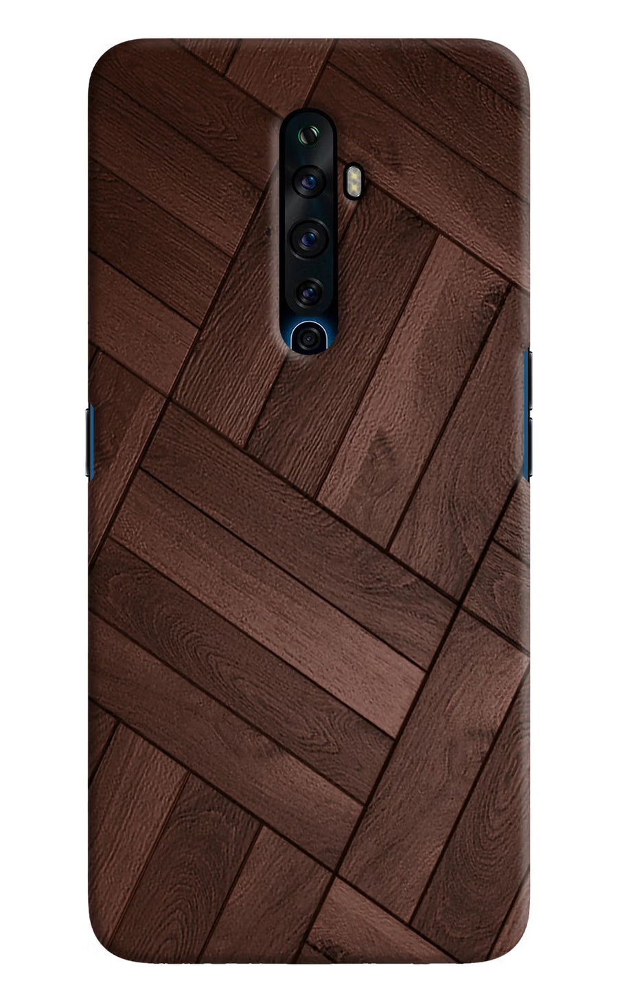 Wooden Texture Design Oppo Reno2 Z Back Cover, Hard case