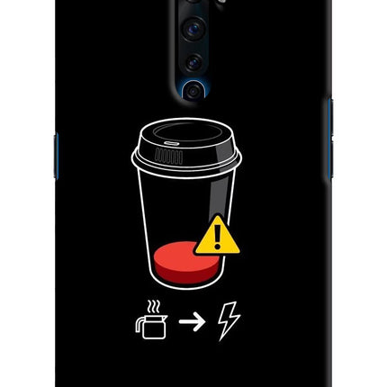 Coffee Oppo Reno2 Z Hard Case Back Cover by Casekaro