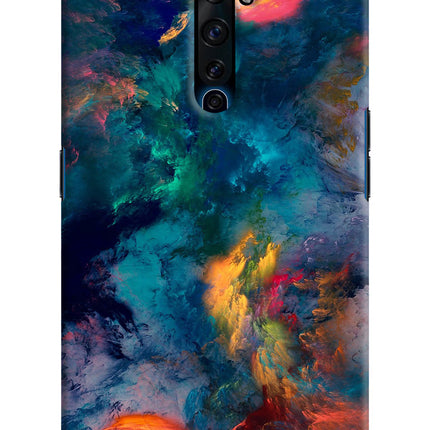 Artwork Paint Oppo Reno2 Z Hard Case Back Cover by Casekaro