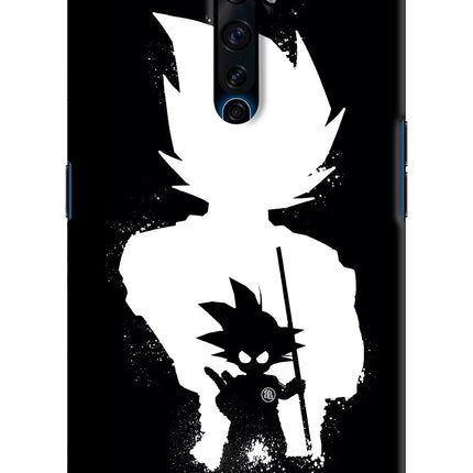 Goku Shadow Oppo Reno2 Z Hard Case Back Cover by Casekaro