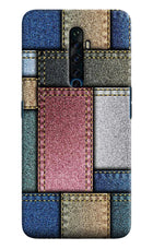 Multicolor Jeans Oppo Reno2 Z Hard Case Back Cover by Casekaro