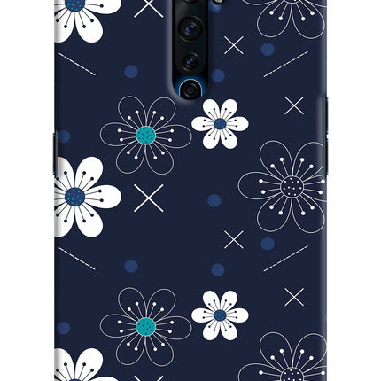 Flowers Oppo Reno2 Z Hard Case Back Cover by Casekaro