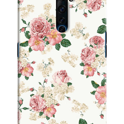 Flowers Oppo Reno2 Z Hard Case Back Cover by Casekaro