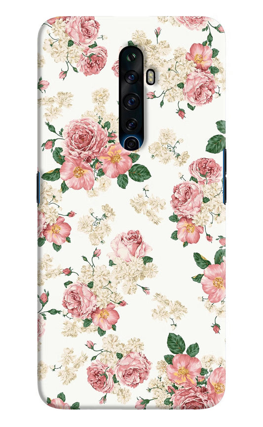 Flowers Oppo Reno2 Z Hard Case Back Cover by Casekaro