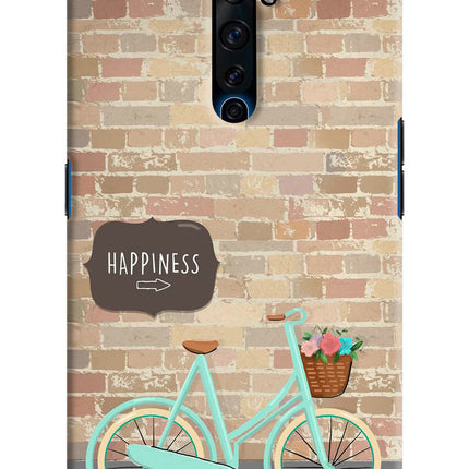 Happiness Artwork Oppo Reno2 Z Hard Case Back Cover by Casekaro