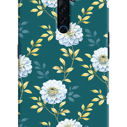 Flowers Oppo Reno2 Z Hard Case Back Cover by Casekaro