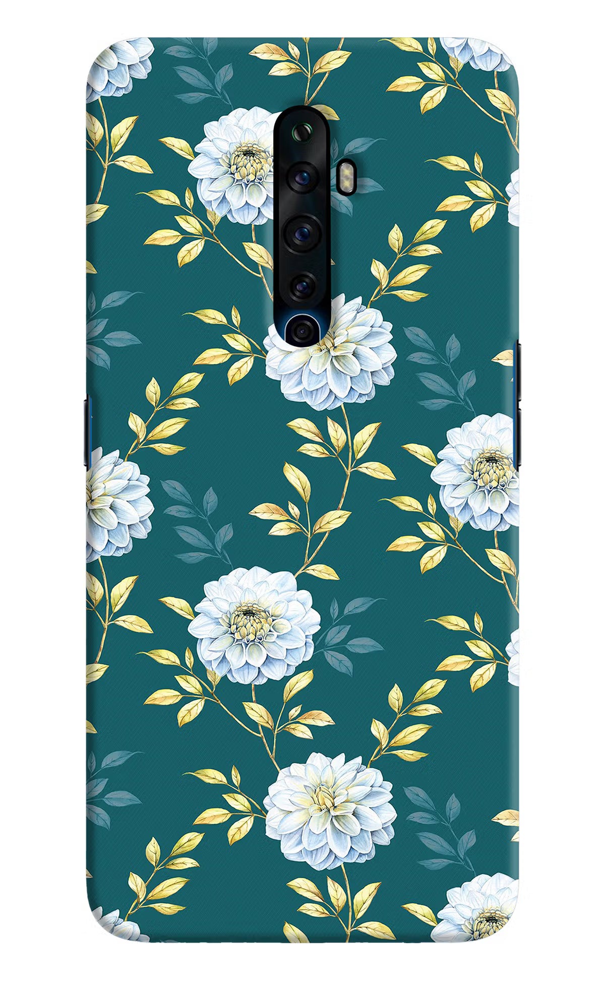 Flowers Oppo Reno2 Z Hard Case Back Cover by Casekaro